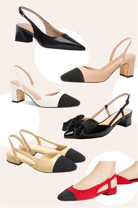 chanel slingback dupe zara|chanel slingback dupe aesthetic.